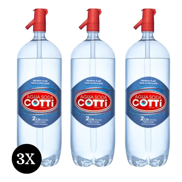 Agua Soda 2l - Pack 3 Unidades