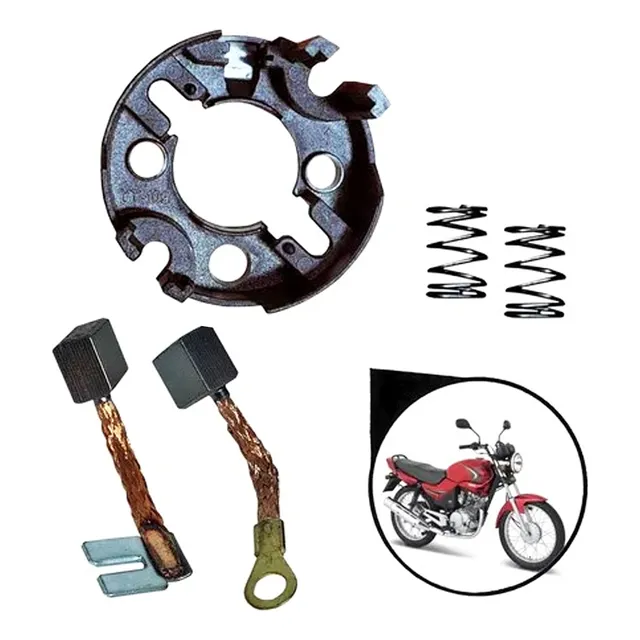 Kit Carvão Motor Arranque Yamaha Ybr 125 Factor 2009 A 2016