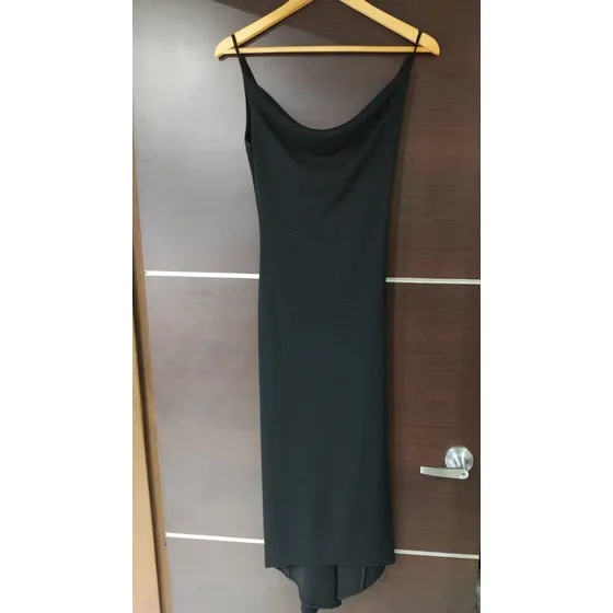 Vestido De Fiesta Largo, Negro S, Usado