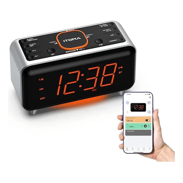 Reloj, Radio, Alarma Emersontm Smartset®
