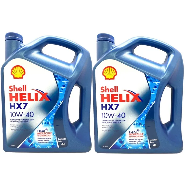 8 Litros Shell Helix Hx7 Aceite Semisintetico 10w40