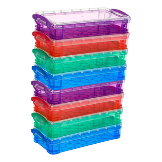 Lapiseras Juego De Cajas Apilables De Colores, 8 Piezas Lapiseras Juego De Cajas Apilables De Colores, 8 Piezas