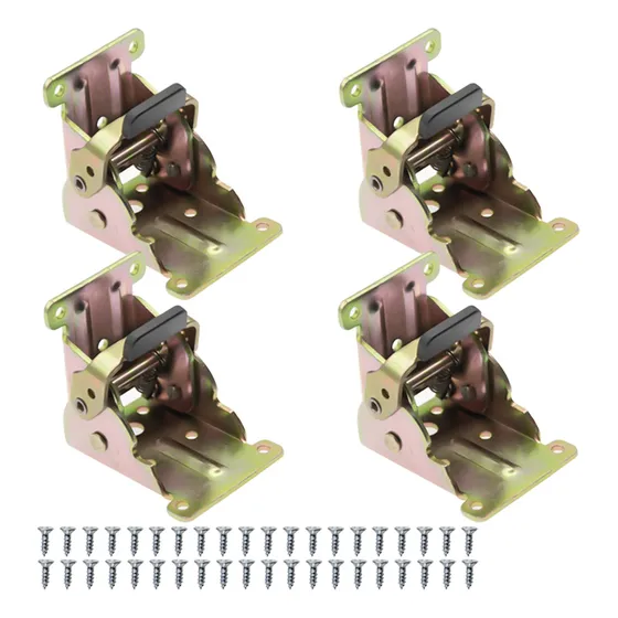 Soporte Plegable 90 Para Patas De Mesa/cama - 4 Pzs