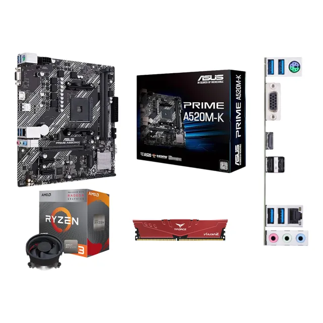 Kit Actualización Gamer Ryzen 3 + Mother Asus + 8 Gb Ddr4