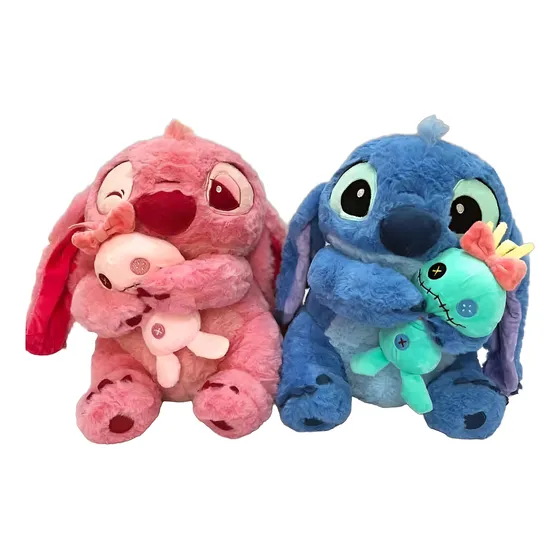 Peluche Stitch Grande, De 70 Cm Con Muñeco Scrump