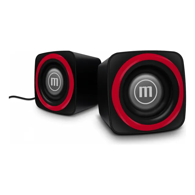 Bocina Maxell Ss-120  Usb + 3.5mm Micro Stereo Red