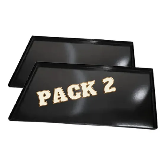 Bandeja Enlozada Reforzada 65x58 Para Hornos/pack 2 Und.