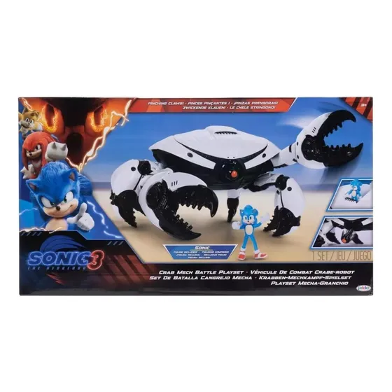 Sonic The Hedgehog 3 Crab Mech Battle Playset Jakks Pacific!