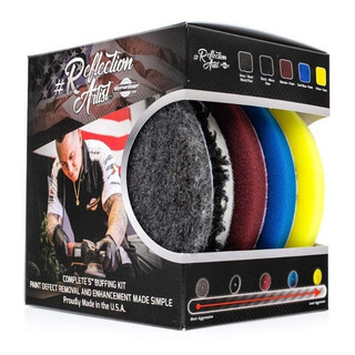 Buff And Shine Reflection Artist Kit De 5 Borlas 5 Pulgadas Buff And Shine Reflection Artist Kit De 5 Borlas 5 Pulgadas