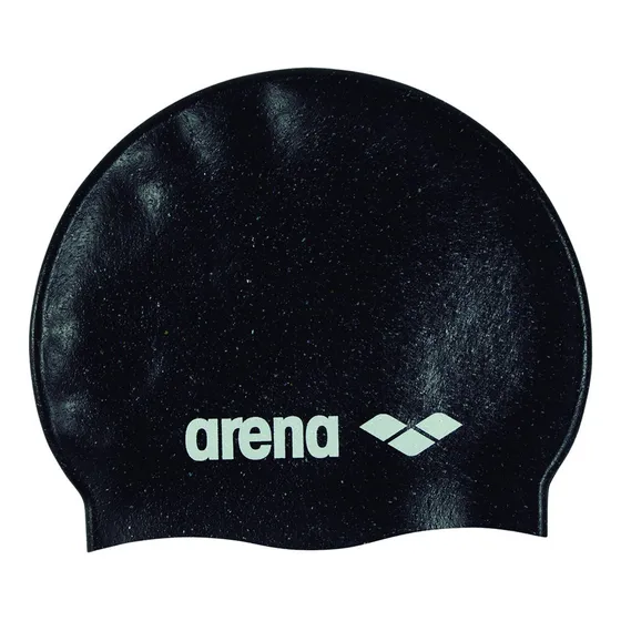 Gorra Natación Arena Classic Silicona Reciclable Adulto Color Black Multi 902 Diseño De La Tela Liso Tamaño L