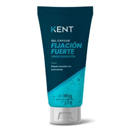 Gel Capilar Kent Fijacion Fuerte Extra Brilloso X150g