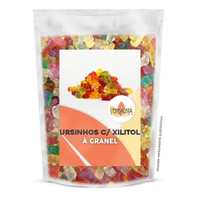 Bala De Ursinho Fini Sem Açúcar Com Xilitol 250g - Premium