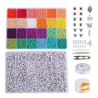 12000 Uds 3mm Cuentas De Semillas De Cristal Colgantes 12000 Uds 3mm Cuentas De Semillas De Cristal Colgantes