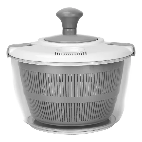 Centrifugador Escurridor De Verduras Plástico Hudson Color Blanco