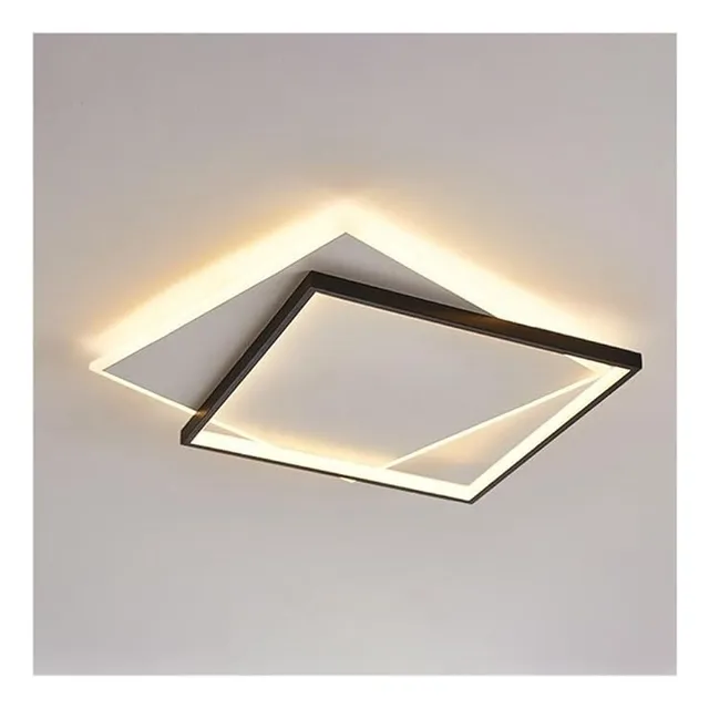 Lámpara Led Doble Panel Black & White 36watts 3 Tonos De Luz