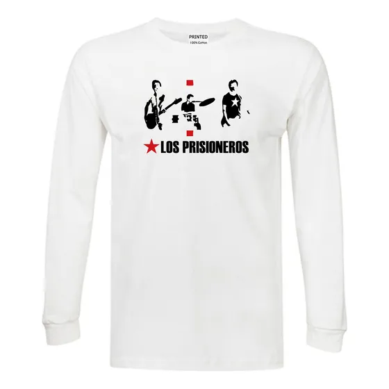 Polera Manga Larga Algodón Los Prisioneros 2 / Rock Chileno