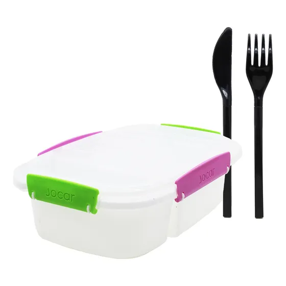 Toper Lunch Box P Llevar Alimentos Lonche Escolar Tupper