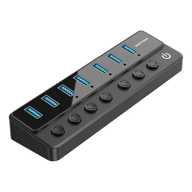 Adaptador Multipuerto Usb B 3.0 Hub 8 En 1 De Vention