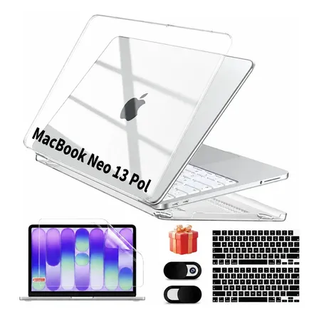 Capa Macbook Neo 13pol A3404 2026 Transparente