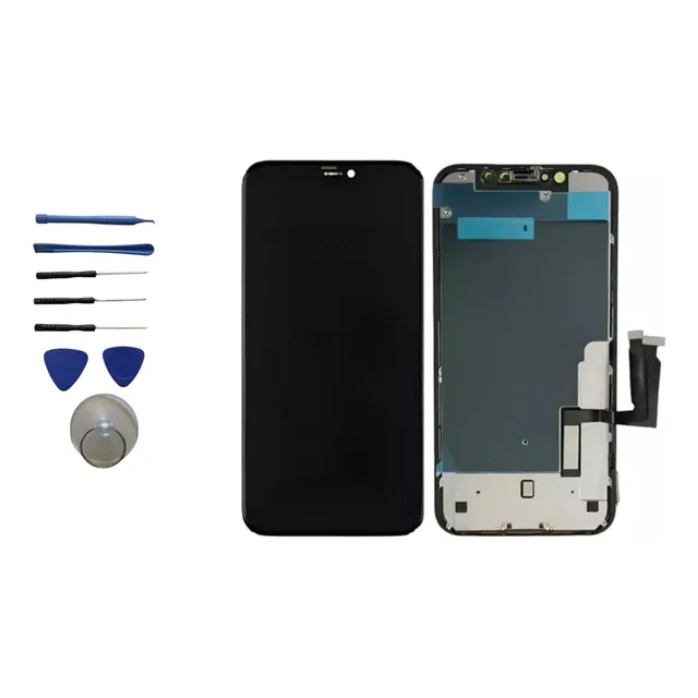 Tela Frontal Display Compatível Com Iph Xr  Oled + Chaves