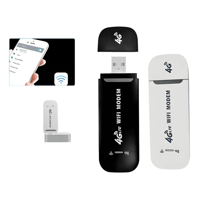 Modem Mini Wifi De Band1/3/5 Portátil Alta Estabilidad Negro
