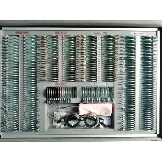 Caja De Prueba Optometria Completa 