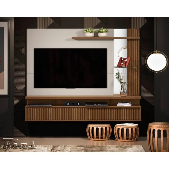 Panel Tv Lcd Led Audio!! Modular Rack Flotante Para Amurar! 