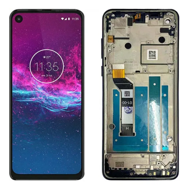 Sjp Pantalla Lcd Con Marco For Motorola One Action Xt2013