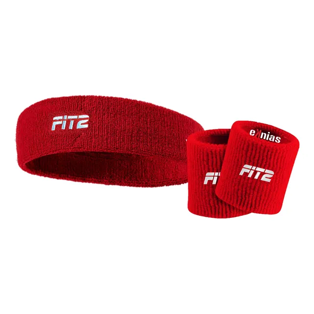 Muñequera Y Bandana Sudadera Deportiva Tenis Elastica Terry