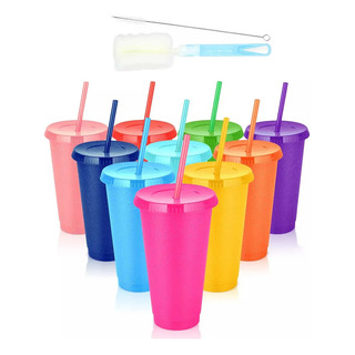 Vasos Reutilizables Con Tapa Y Popote Para Fiestas Vasos Reutilizables Con Tapa Y Popote Para Fiestas