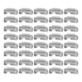 Juego De 40 Pinzas Para Peluca Snap Comb, Acero Inoxidable, Juego De 40 Pinzas Para Peluca Snap Comb, Acero Inoxidable,