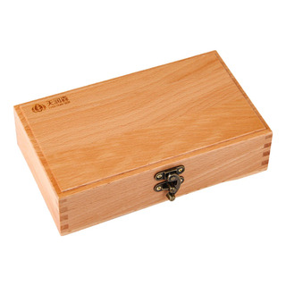 Caja De Madera Con Cierre De Seguridad Estuche 20x12.5x5.5cm Caja De Madera Con Cierre De Seguridad Estuche 20x12.5x5.5cm