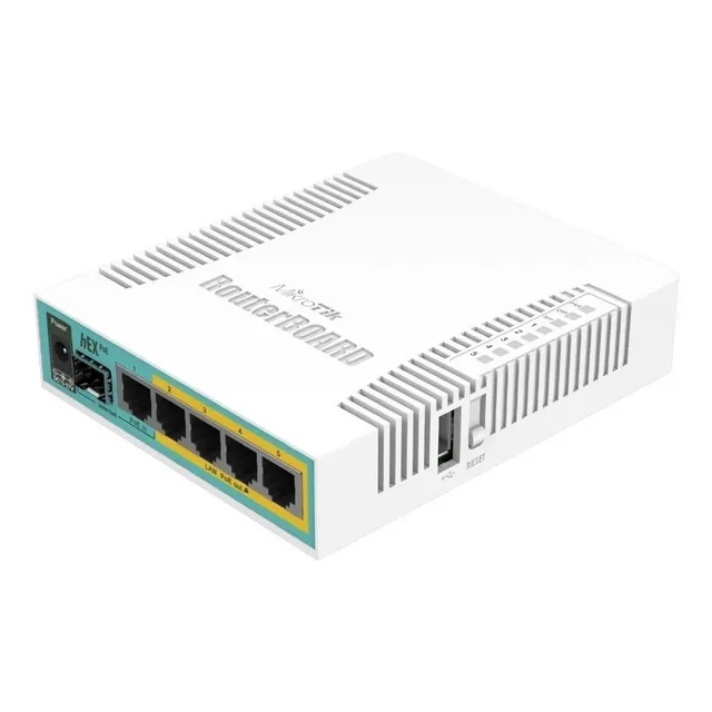 Mikrotik Rb960pgs ''hex Poe'' 128mb Ram 5 Eth Gb Sfp Poe