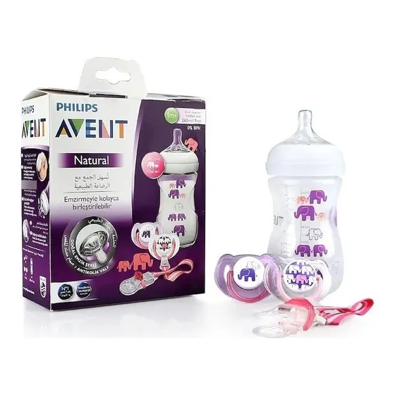 Set De Biberon Y Chupon 1m+