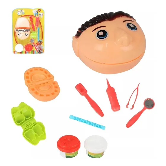 Massinha De Modelar Dentista José Comilão Brinquedo Médico