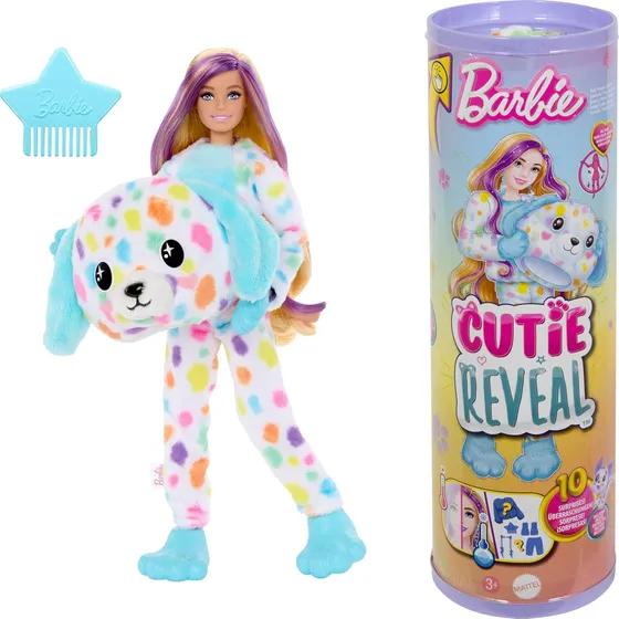 Barbie Cutie Reveal, Serie Color Dream, Dalmata Arcoiris