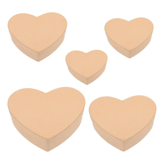 Cajas De Cartón Con Forma De Corazón Love Kraft, Caja De Pul