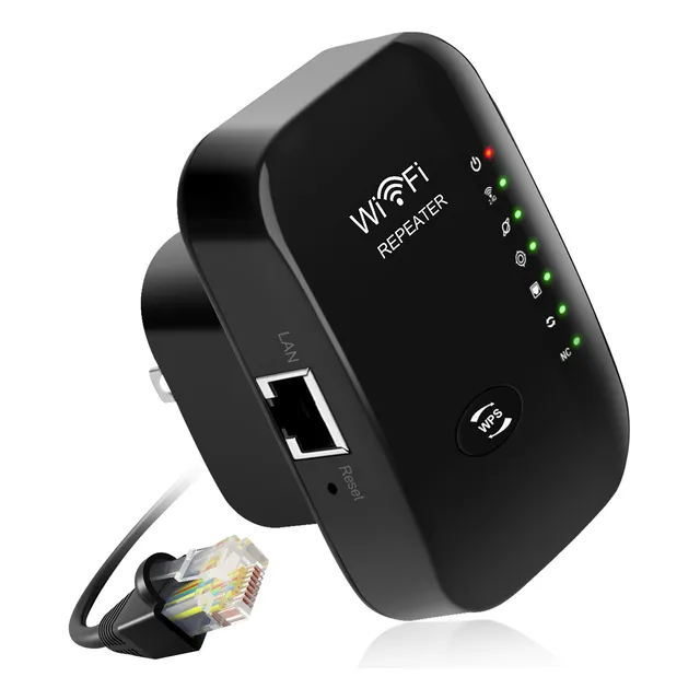 Repetidor Portátil Range Extender De Señal Wifi Wps 300 Mbps