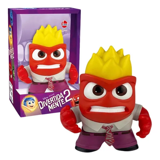 Raiva Boneco Divertida Mente Disney - Líder Brinquedos