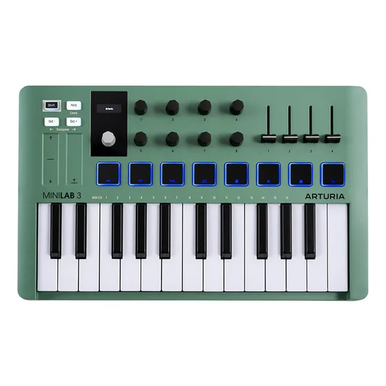 Controlador Midi Arturia Minilab 3 Green Mint