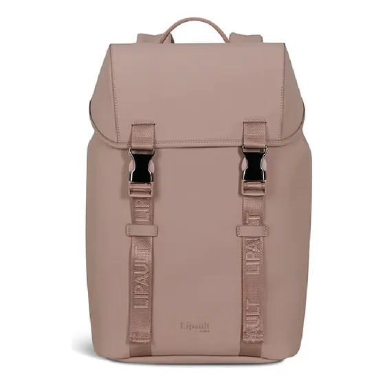 Mochila Lipault Lost In Berlin Mini Exile Mochila Rose Quartz Color Rosa
