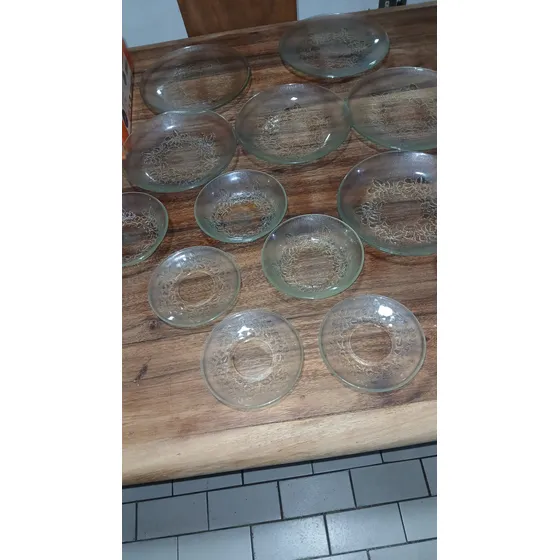 Platos Bandeja Cristal Aleman Lote D12 Ventagaraje R1