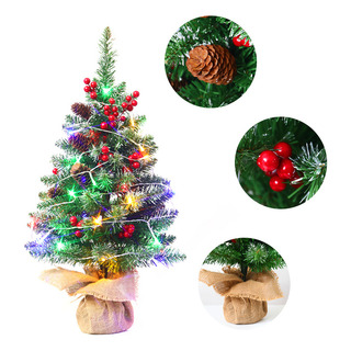 Árbol De Navidad Pequeño De 24 Pulgadas, Mini Árboles Que Fu Árbol De Navidad Pequeño De 24 Pulgadas, Mini Árboles Que Fu