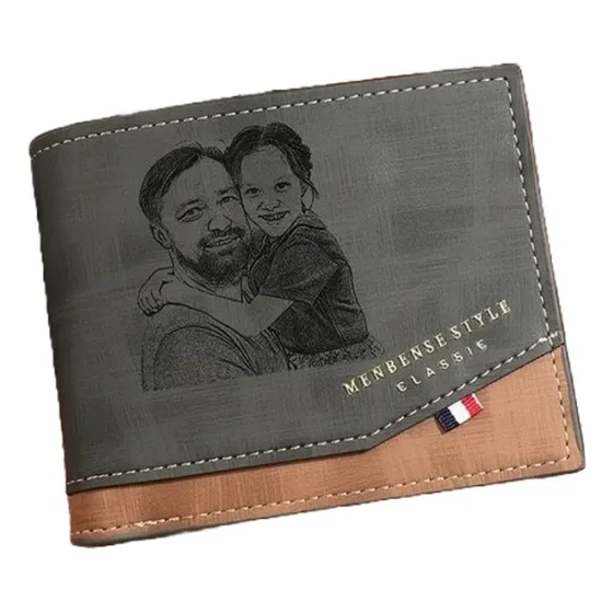 Billetera Con Foto Personalizada Hombre Regalo San Valentín