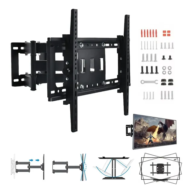 Soporte Base De Pared Para Tv/monitor Elived 40-80 Pulgadas