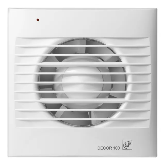 Extractor S&p Decor 100 Ch Con Sensor De Humedad