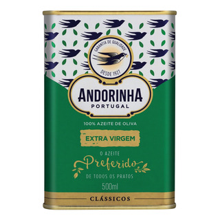 Azeite De Oliva Extra Virgem PortuguĂȘs Andorinha ClĂĄssicos Lata 500ml Azeite De Oliva Extra Virgem PortuguĂȘs Andorinha ClĂĄssicos Lata 500ml