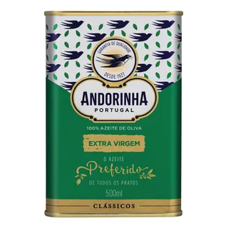 Azeite De Oliva Extra Virgem PortuguĂȘs Andorinha ClĂĄssicos Lata 500ml Azeite De Oliva Extra Virgem PortuguĂȘs Andorinha ClĂĄssicos Lata 500ml