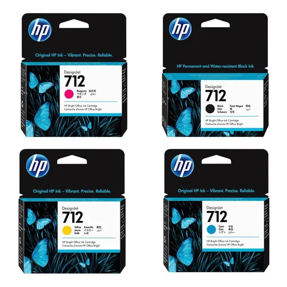 Cartuchos Original Hp 712 Combo Para Imp T230 T250 T630 T650