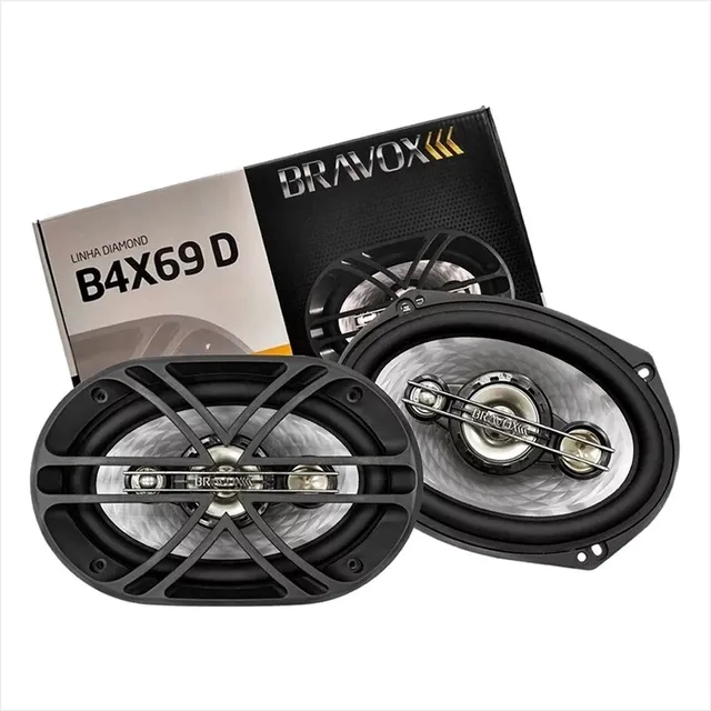 Par Alto Falante 6x9 Bravox 150w Rms Quadriaxial B4x 69d Som